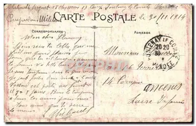 Coiffe de LA PLAINe, dita "la Cabanière" — retrato — Lib Poupin, Mortagne, n°86 — Verso