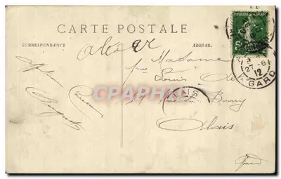 Arles — L'Intérieur du Cloître — P. Ruat, editore, Marsiglia, n° 230 — Verso