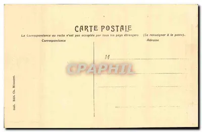 Auxerre. A Catedral, Igreja de São Etienne — Editor Ch. Monneret, n° 9441 — Verso