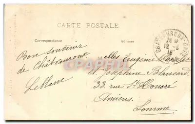 Châteauroux (Indre) — Katedra Najświętszej Maryi Panny — Zbiór G. G., Châteauroux — Rewers