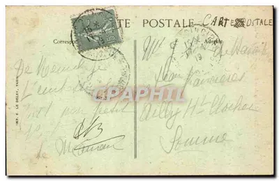 Reims w dniu po swojej Zwycięstwie — Katedra — Wydawnictwo Photo-Hall de Pest — Rewers