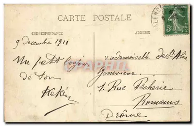 Saint-Péray - Skalista Wzgórze i Ruiny Zamku Crussol — Wydanie Artystyczne n°56 — Rewers