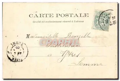Laon — Velho Palácio Episcopal — fot. F. Pansaux — Verso