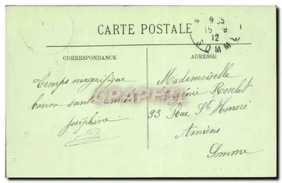 Vichy — Vista geral em direção à Estação — LL, n° 158 — Verso