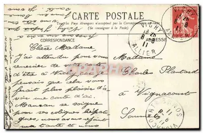 Vichy — Źródło Mesdames — G.D. — Rewers
