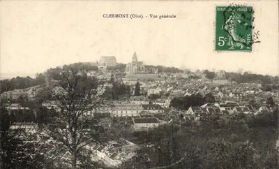 Clermont (Oise) - Vista geral — editor não visível, número de série ilegível