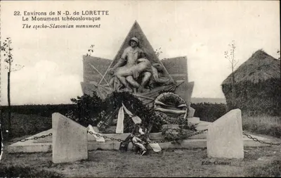 Około N.-D. de Lorette — Monument czesko-słowacki — Wyd. Clément