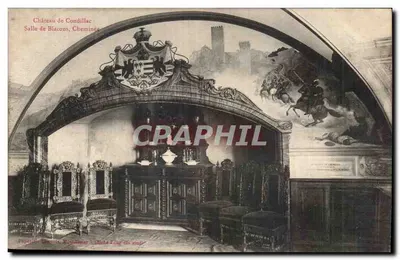 Castelo de Condillac - Sala de Blacons, Lareira