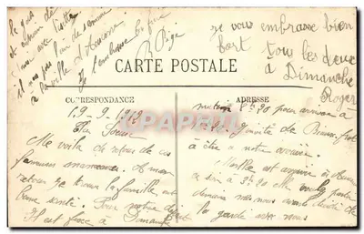 Auxerre — Katedra widziana z nabrzeży — LL — Rewers