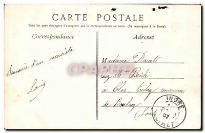 Orléans — Kwatera Coligny — Kwatera Bonnier — Wydawca: G. Dreyfus, Orléans — Rewers