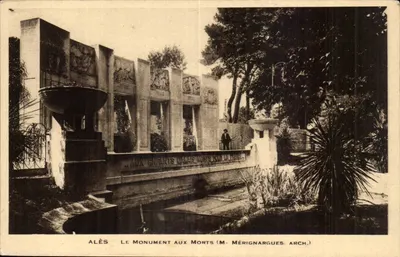 Alès - O Monumento aos Mortos — M. Mérignargues, Arq.