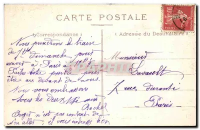 Auxerre — Widok z brzegów rzeki Yonne — n°17 — Rewers