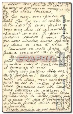 Antibes — Die Orientierungstafel von Notre-Dame de la Garoupe — LL — Rückseite
