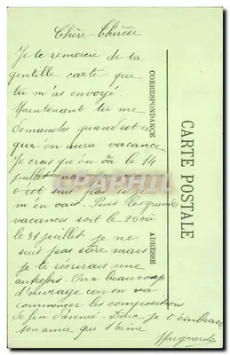 Alençon — O Hotel de Ville — LL. n°52 — Verso