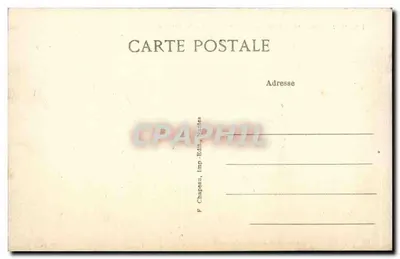 Batz (Loire-Inf.) — Rochers da Bale do Grand-Mathieu — F. Chapeau, Imp. Edit., Nantes — Verso