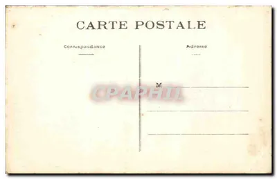 Le Bourg-de-Batz (L.-Inf.) — Rocheformatie van de Baai van Sint-Maarten op een dag met heftig weer — Fototype Vassellier, Narlas — Achterkant