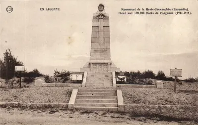 Monumento da Alta Cavalcada — Na Argônia — Editora OR's Ch. Branloungues, número de série não visível