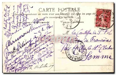 Rodovia de Saint-Pair, O Castelo da Crête — J. Puel fot. — n°10 — Verso
