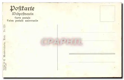 Metz — A Catedral — editor Meistertzheim, n° 120 — Verso
