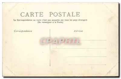 Boussac - O Castelo e o Ponte sobre a Petite Creuse — editor não identificado, número de série não visível — Verso