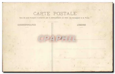 Sablé (Sarthe) — A Igreja e o Quai Nacional — Edição J. Malicot, Sablé-sur-Sarthe — Verso