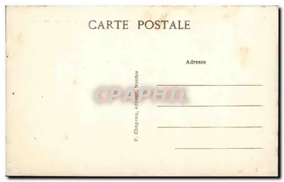 La Baule-les-Pins (Loire-Inf.) — W Lasie Miłosnym — La Palmerale — Plac Reims — F. Chapeau, wydawca, Nantes — Rewers