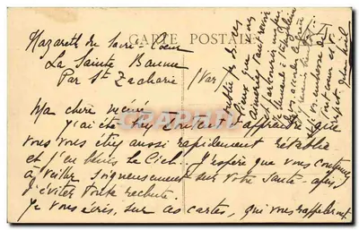 La Sainte-Baume — Widok ogólny — nr 41 — Rewers