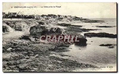 Préfailles (Loire-Inf.) — A Costa perto da Praia — Coleção J. Chappeau, Nantes - 6º milhar