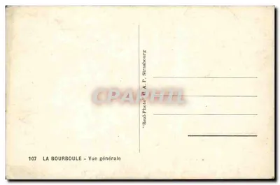 La Bourboule — Widok ogólny — G. A. P. Strashbourg, n°107 — Rewers