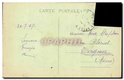 Transporte de Cidra — A Normandia Pitoresca — Le Goubey, editor, St-Pierre-Église — Verso