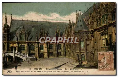 Rouen — Palácio da Justiça — Editora BPD, n°13