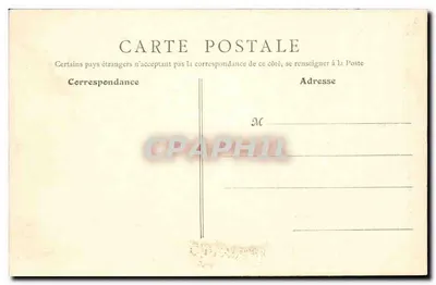 Praça Bellecour - Estátua de Luís XIV — Lyon — B. F. Paris, n° 7 bis — Verso