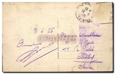 NICE — Wejście do portu i Wzgórze Boron — wydawca Danlie, nr 23 — Rewers