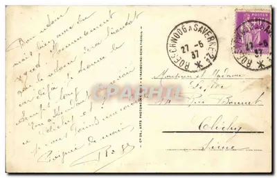 Strasbourg - The Rhine Palace — Publisher C. de l'Art, No. 370 — Back
