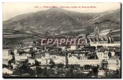 Prats-de-Mollo — Panorama completo — Editor dos Augustinos, n° 1037