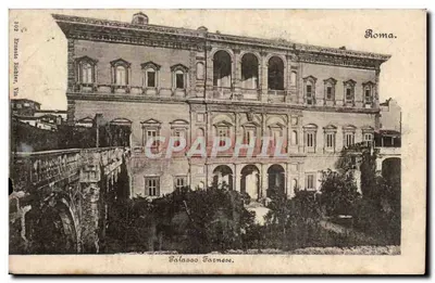Pałac Farnese — Rzym — wydawca Bonneto Richier, nr 102