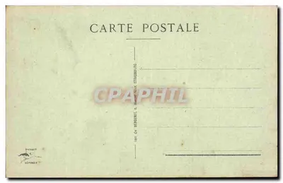 METZ - Esplanada — porównanie statuji przed i po — wydawca Bergeret, Strasbourg — Rewers