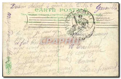 Grenoble — Cours Saint-André — L.V. & Cie — Verso
