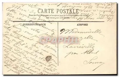 Versailles — Widok w ogrodzie — L.B. — n°138 — Rewers