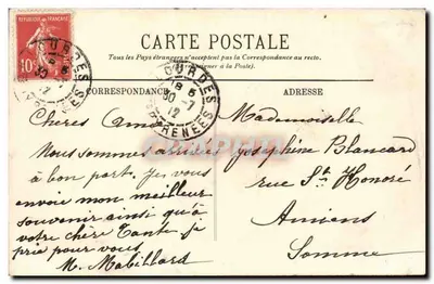Lourdes — Zamek i Góry — LL. — N°15 — Rewers