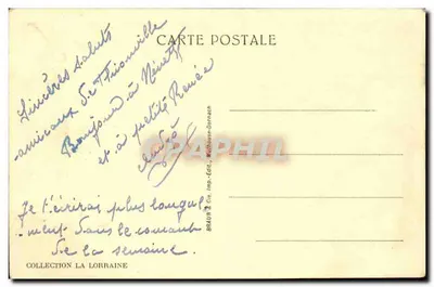 Thionville — A Moselle — vista do ponte — editor Braun & Cie, Mulhouse-Dornach, n° 10313c — Verso