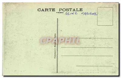 Castelo de Mesnières — Instituição Saint-Joseph — Fototipia J. Bienaime, Trelins — Verso