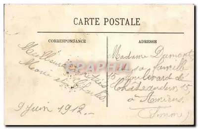 Castello di Chantilly — L'Isola dell'Amore — LL. — N° 140 — Verso