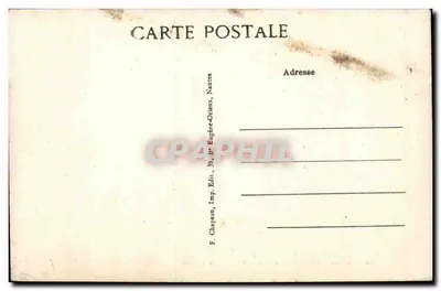 La Baule-les-Pins (Loire-Inf.) — In het Park van de Nymphes — De Avenue — uitgever F. Chapeau, Nantes — Achterkant