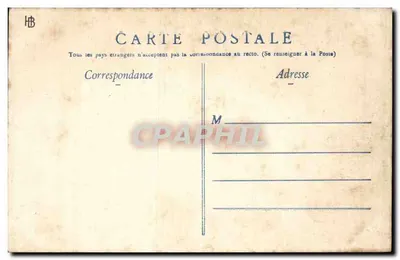 Dax w nocy — Kasyno i duże Termale nad brzegami Adour — Henry Buillier, wydawca, Érbourne — Rewers