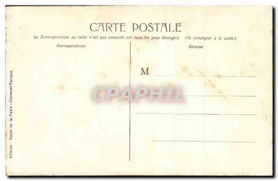 Clermont-Ferrand — Vista interna della Cattedrale — Bazar de la Poste, n° 6731 — Verso