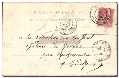 Royat — Krzyż Apostołów — Lib. Bougé-Réal, 21 rue de l'Écu, Clermont-Ferrand — Rewers