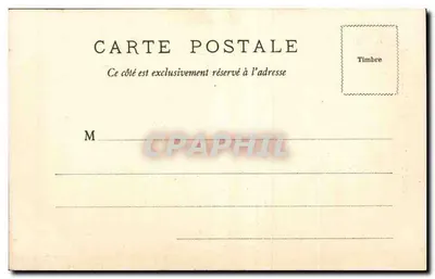 Bordeaux — Portal Pałacu Ombrière — W. F. Déposé — Rewers