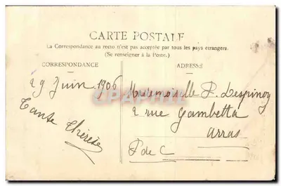 LUXEUIL-LES-BAINS - Torre do Hotel de Ville — Verso