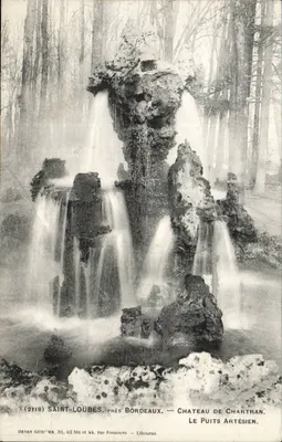 Saint-Loubès, perto de Bordeaux — Castelo de Chartran. O poço artesiano — Henry Guil'Er, 31, 42 bis e 44, rua Fonneuve - Libourne